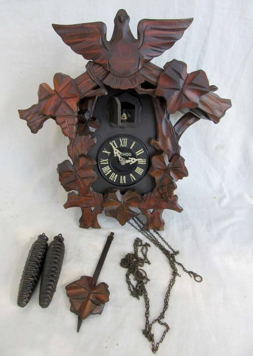 Cuckoo & Wall Clocks UNUSUAL VINTAGE QUARTZ MOVEMENTMIKEN CLOCK MFG